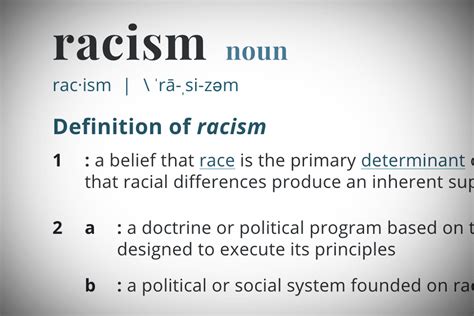 racist meaninh|Racism Definition & Meaning .